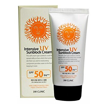 [3W CLINIC] Intensive UV Sunblock Cream - 70ml