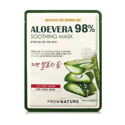 FromNature Aloe Vera Soothing Mask 22ml*10ea